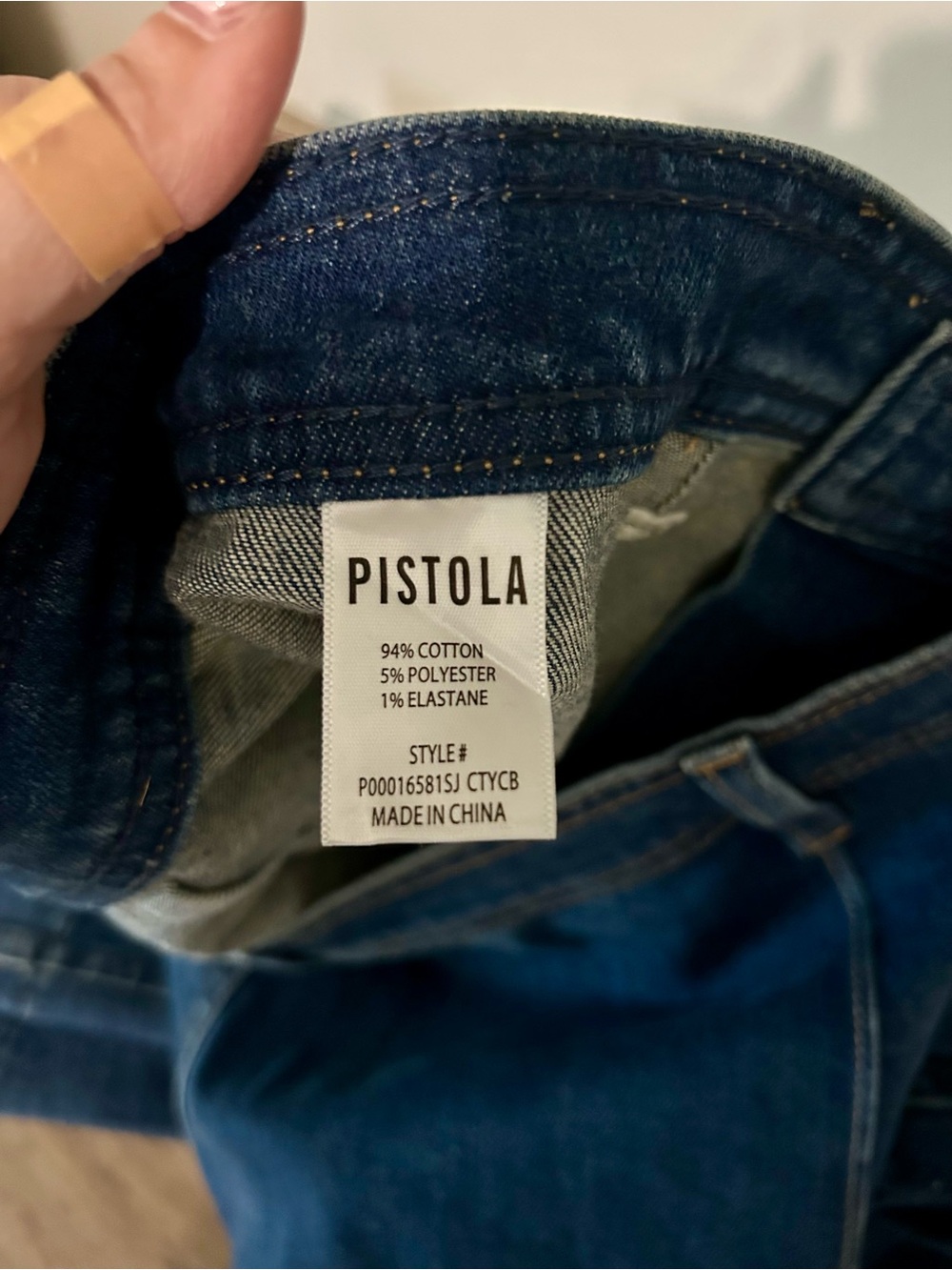 Pistola Penny Ankle Wide Leg Jeans 29 Dark Wash Cropped Denim NWT - Picture 5 of 7